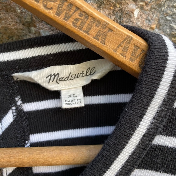 MADEWELL Breton Striped Long Sleeve Dress - Picture 4 of 5